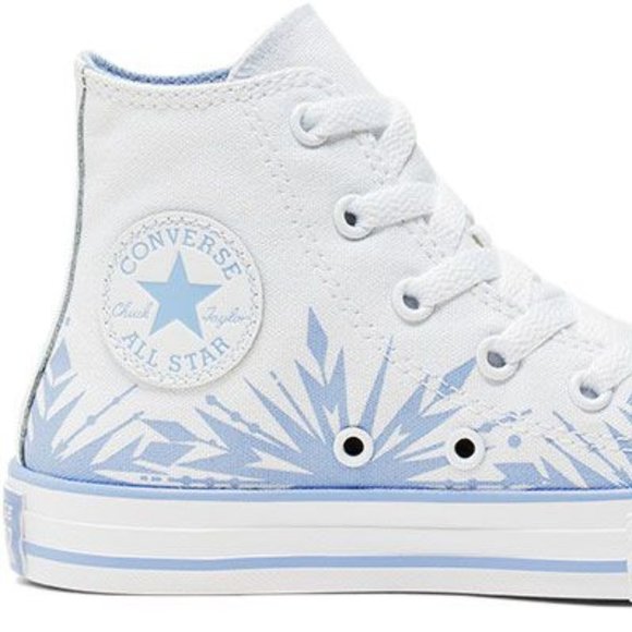 Converse x Frozen 2 Kids High Top 'Elsa' - Picture 2 of 5